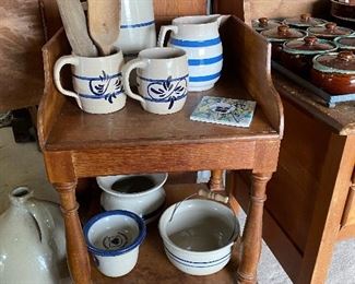 Crocks and pottery