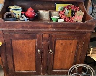 Antique dry sink