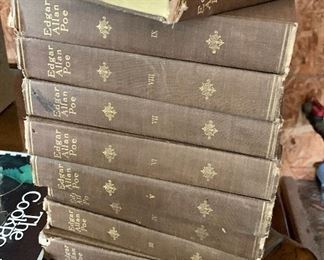Edgar Allen Poe  9 volumes