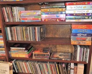 DVD, BluRay, HD DVDs and CD Television shows and movies