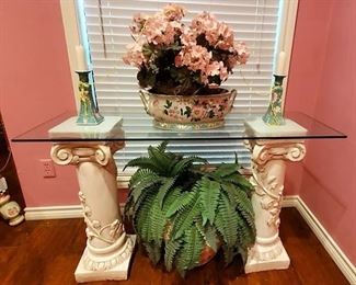 Floral decor - entry table