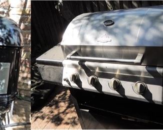 Smoker and gas grill