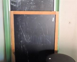 Framed chalk boards