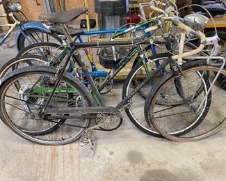 Collectible vintage bikes