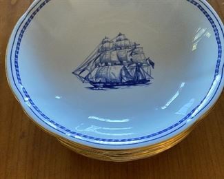 Spode - Ship George of Salem 
9 bowls