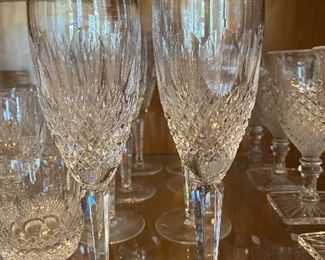 8 Waterford “Coleen” champagne glasses