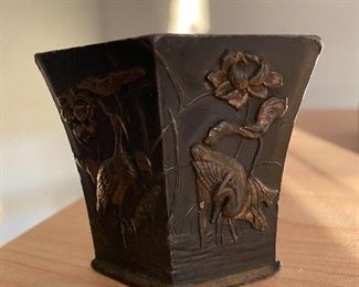 Small oriental bronze vase