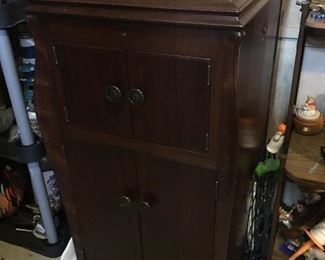 Vintage Victrola cabinet. No record player, just the cabinet