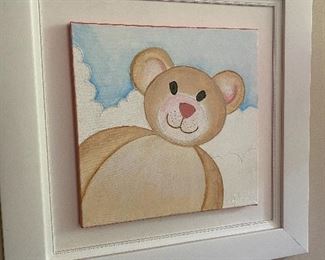 Original Oil Teddy Bear Paintings (2)