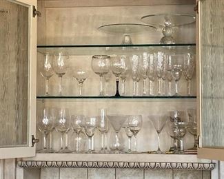 Lots of Glassware and Dishes