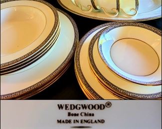 Wedgwood porcelain dinnerware, 22pcs, BIN $95 or Bid#8