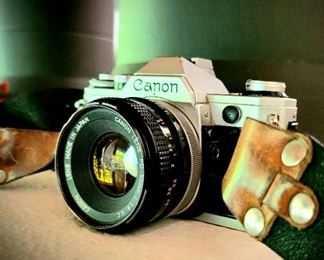 Canon AE-1 SLR camera