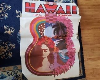 Vintage David Klein TWA posters