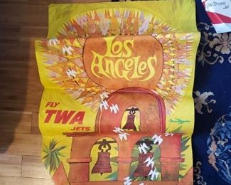 Vintage David Klein TWA posters
