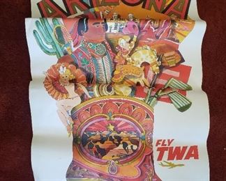 Vintage David Klein TWA posters