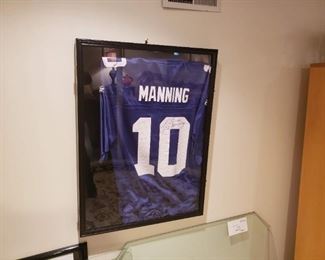 Eli Manning signed jersey