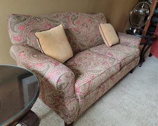 $250.00, Paisley Norwalk Sofa in excellent condition 
