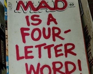 Vintage Mad magazines and other old magazines