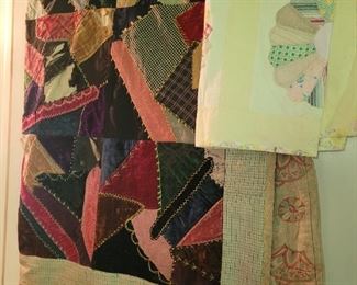 Old quilts and chenilles