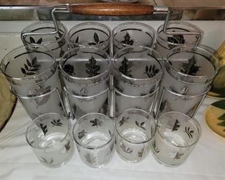 $30.00, Vintage glassware with carrier plus vg condition