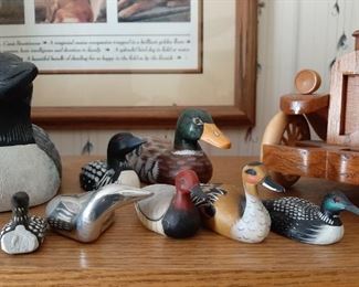 Wooden ducks