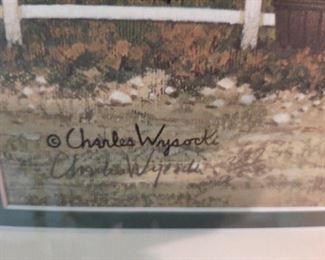 Charles Wysocki signed prints