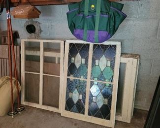 Stained glass and old windows