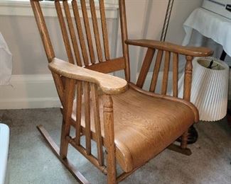 $50.00, Antique Oak Rocker VG condition