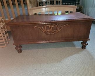 $75, Cedar chest