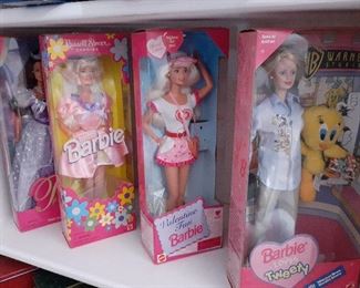 NIB Barbie, mostly from the early 1990's to early 2000's