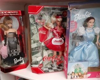 NIB Barbie, mostly from the early 1990's to early 2000's