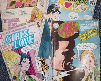 Vintage DC girl's comics