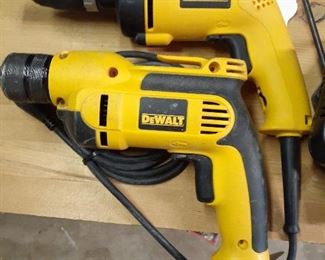 Dewalt corded drill and drywall drill