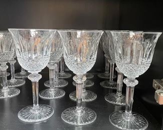 St. Louis Tommy Pattern Crystal. Water, white wine, red wine, cordial complete chip free service for 12. Photo 1 of 3
