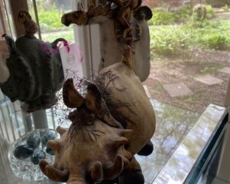 Todd Warner Mini steer sculpture, others available including bull dog, cow, warthog, raccoon. Photo 4 of 4