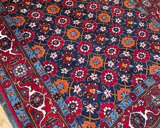 Veramin rug. Has some damage. Measures 7' x 4'11".
