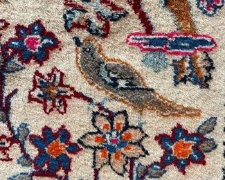Kerman transitional cotton rug. Measures 9' 9" x 5' 3". Photo 2 of 3