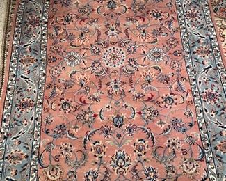 India Rug. Measures 6'3" x 4'.