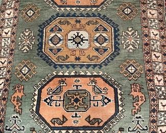 Ardabil rug. Measures 5' x 3'6".