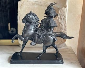 Bronze Japanese Samurai. Photo 1 of 2