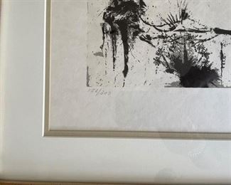 Salvador Dali, Don Quixote L'Age d'Or, lithograph on paper, 1957. Number 152/300.  Photo 2 of 3