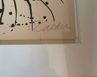 Alexander Calder. Flies in the Spiderweb signed and numbered lithograph. Photo 3 of 3