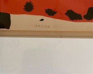 Alexander Calder. Flies in the Spiderweb signed and numbered lithograph. Photo 2 of 3