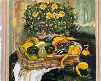 Ukranian artist, 1977 oil painting