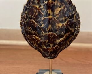 Tortoise shell mounted on lucite