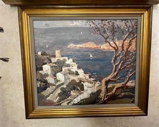 Original oil painting signed by artist. Photo 1 of 2