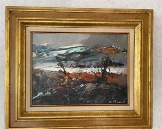 1978 oil painting signed by artist