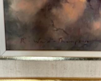 Ward Thompson original oil painting signed by artist. Photo 2 of 2