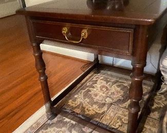 Hickory Chair side table