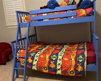 Full & twin size bunk bed set - perfect for kids!